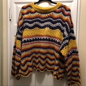 Wishlist Sweater Womens Crochet